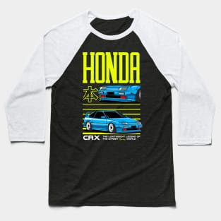 Honda CRX Restoration Baseball T-Shirt